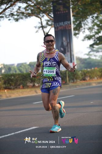 Race photo from BAF LIONS RUN 2024