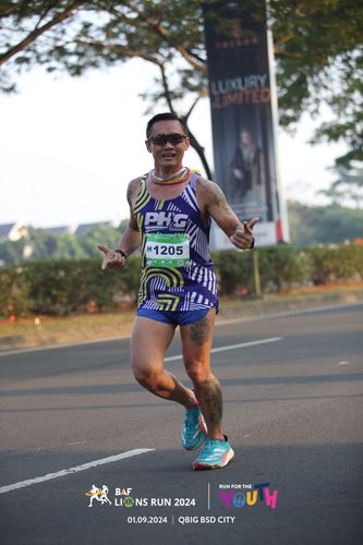 Race photo from BAF LIONS RUN 2024