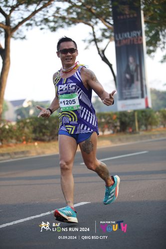 Race photo from BAF LIONS RUN 2024
