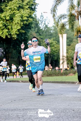 Race photo from Taman Budaya x BOGORUN 2025