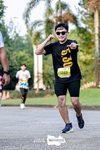 Race photo from Taman Budaya x BOGORUN 2025