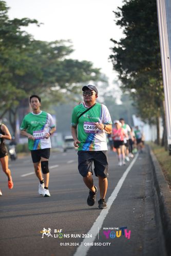 Race photo from BAF LIONS RUN 2024