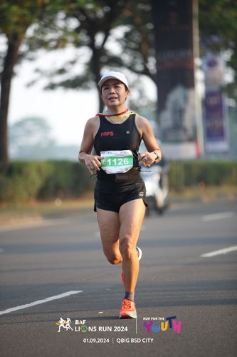 Race photo from BAF LIONS RUN 2024