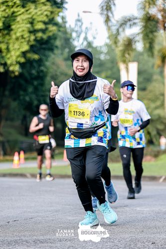 Race photo from Taman Budaya x BOGORUN 2025