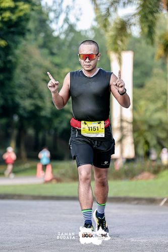 Race photo from Taman Budaya x BOGORUN 2025