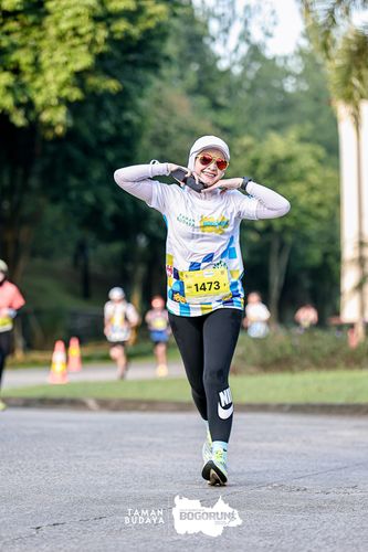 Race photo from Taman Budaya x BOGORUN 2025