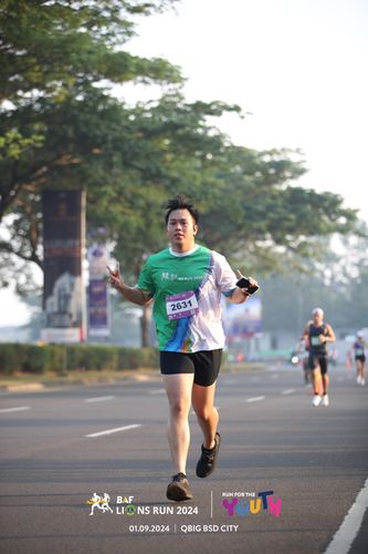 Race photo from BAF LIONS RUN 2024