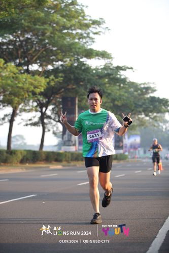 Race photo from BAF LIONS RUN 2024