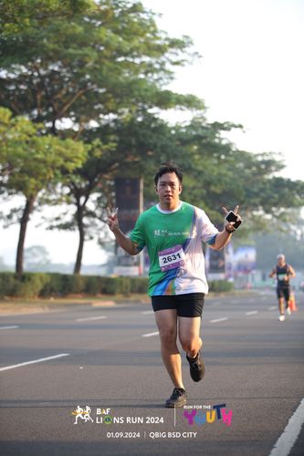 Race photo from BAF LIONS RUN 2024