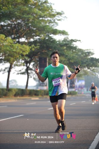 Race photo from BAF LIONS RUN 2024