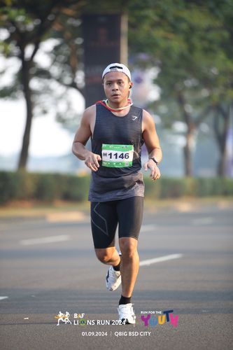 Race photo from BAF LIONS RUN 2024