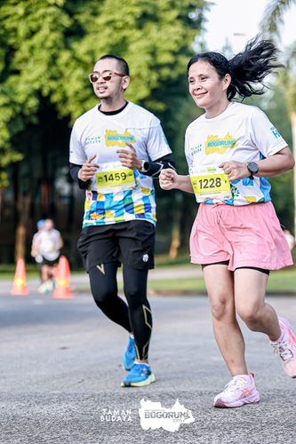 Race photo from Taman Budaya x BOGORUN 2025