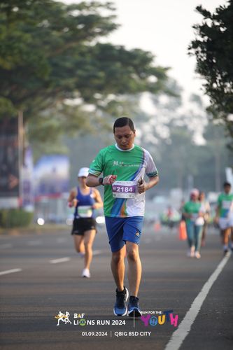 Race photo from BAF LIONS RUN 2024