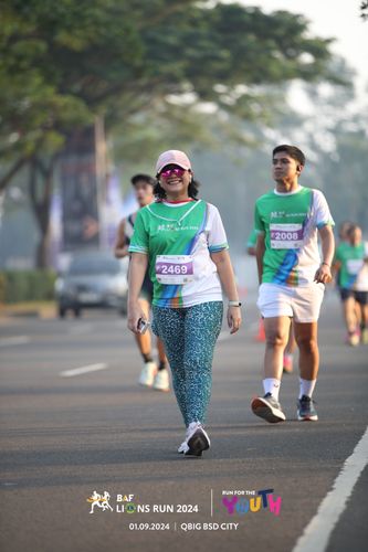 Race photo from BAF LIONS RUN 2024