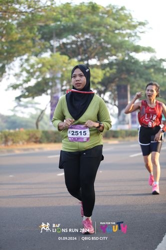 Race photo from BAF LIONS RUN 2024