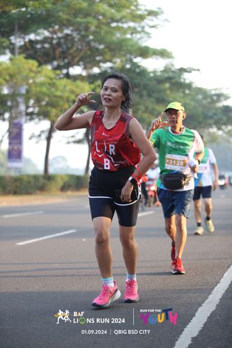 Race photo from BAF LIONS RUN 2024