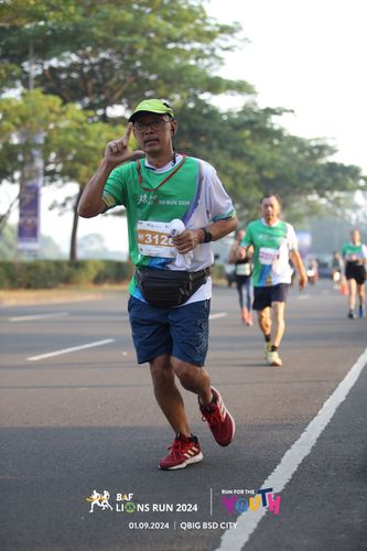 Race photo from BAF LIONS RUN 2024
