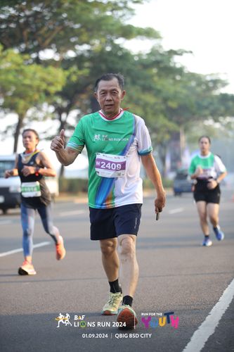 Race photo from BAF LIONS RUN 2024