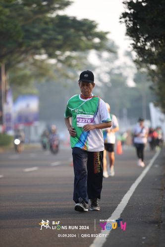 Race photo from BAF LIONS RUN 2024