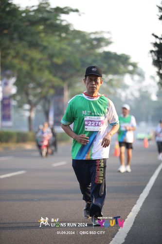 Race photo from BAF LIONS RUN 2024