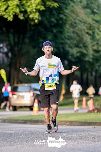 Race photo from Taman Budaya x BOGORUN 2025