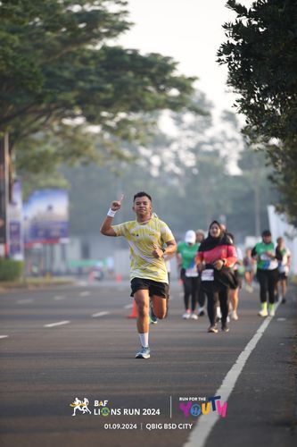 Race photo from BAF LIONS RUN 2024
