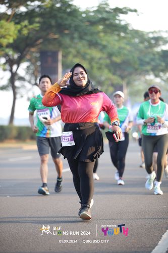 Race photo from BAF LIONS RUN 2024
