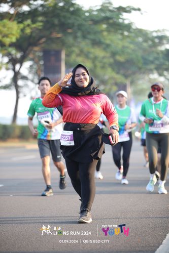 Race photo from BAF LIONS RUN 2024