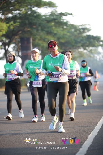 Race photo from BAF LIONS RUN 2024