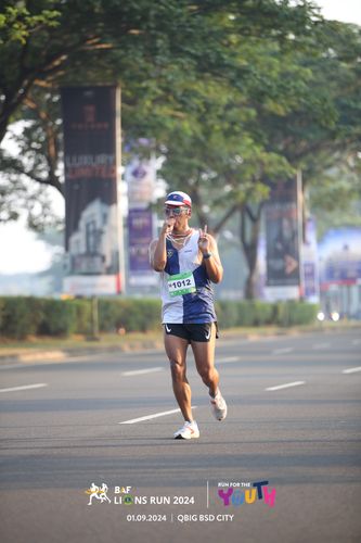 Race photo from BAF LIONS RUN 2024