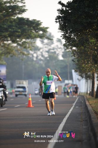 Race photo from BAF LIONS RUN 2024