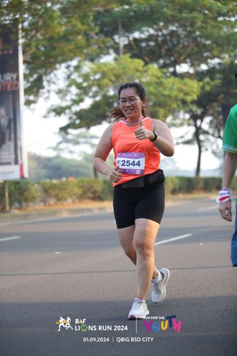 Race photo from BAF LIONS RUN 2024