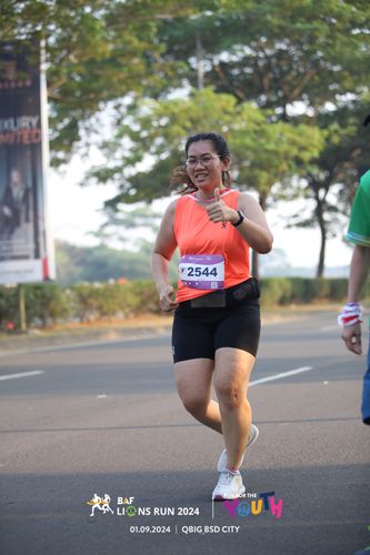 Race photo from BAF LIONS RUN 2024