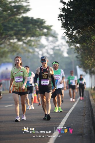 Race photo from BAF LIONS RUN 2024