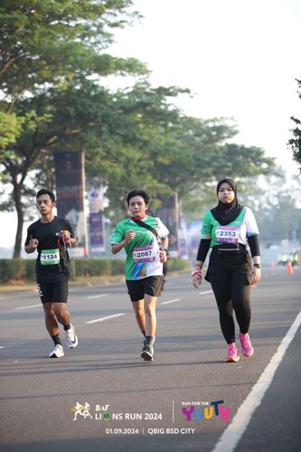 Race photo from BAF LIONS RUN 2024