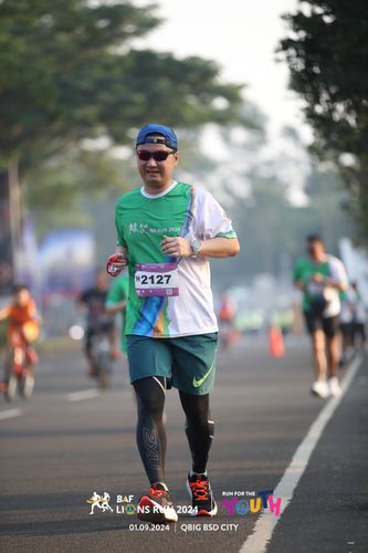 Race photo from BAF LIONS RUN 2024