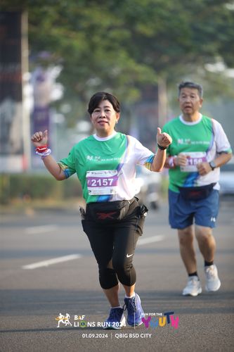 Race photo from BAF LIONS RUN 2024