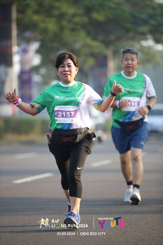 Race photo from BAF LIONS RUN 2024