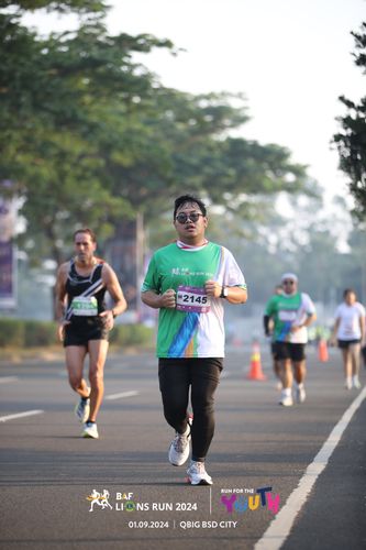 Race photo from BAF LIONS RUN 2024