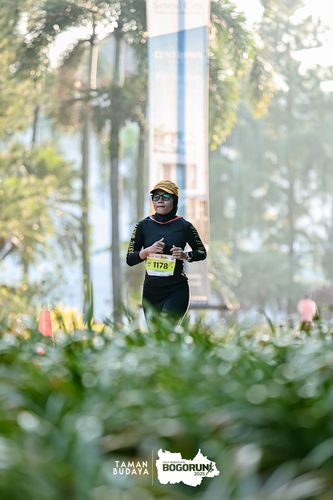 Race photo from Taman Budaya x BOGORUN 2025