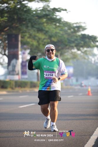Race photo from BAF LIONS RUN 2024