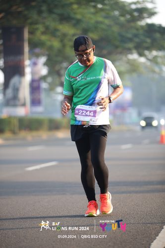 Race photo from BAF LIONS RUN 2024