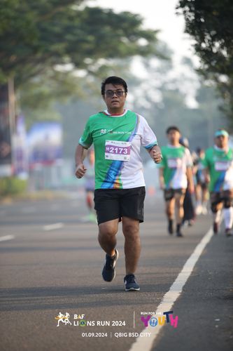Race photo from BAF LIONS RUN 2024