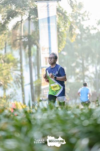 Race photo from Taman Budaya x BOGORUN 2025