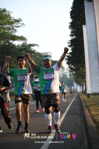 Race photo from BAF LIONS RUN 2024