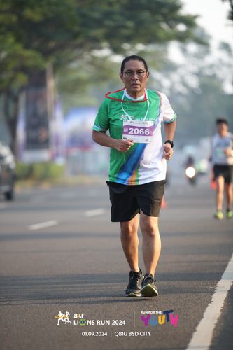 Race photo from BAF LIONS RUN 2024