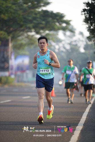 Race photo from BAF LIONS RUN 2024
