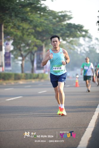 Race photo from BAF LIONS RUN 2024