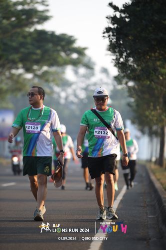 Race photo from BAF LIONS RUN 2024