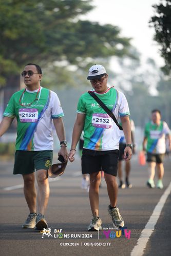 Race photo from BAF LIONS RUN 2024